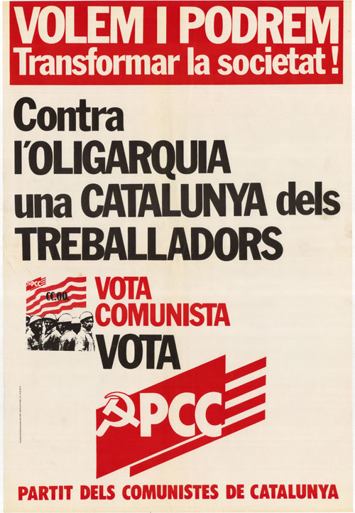 Volem i podrem Transformar la societat! contra l'oligarquia una Catalunya dels treballadors