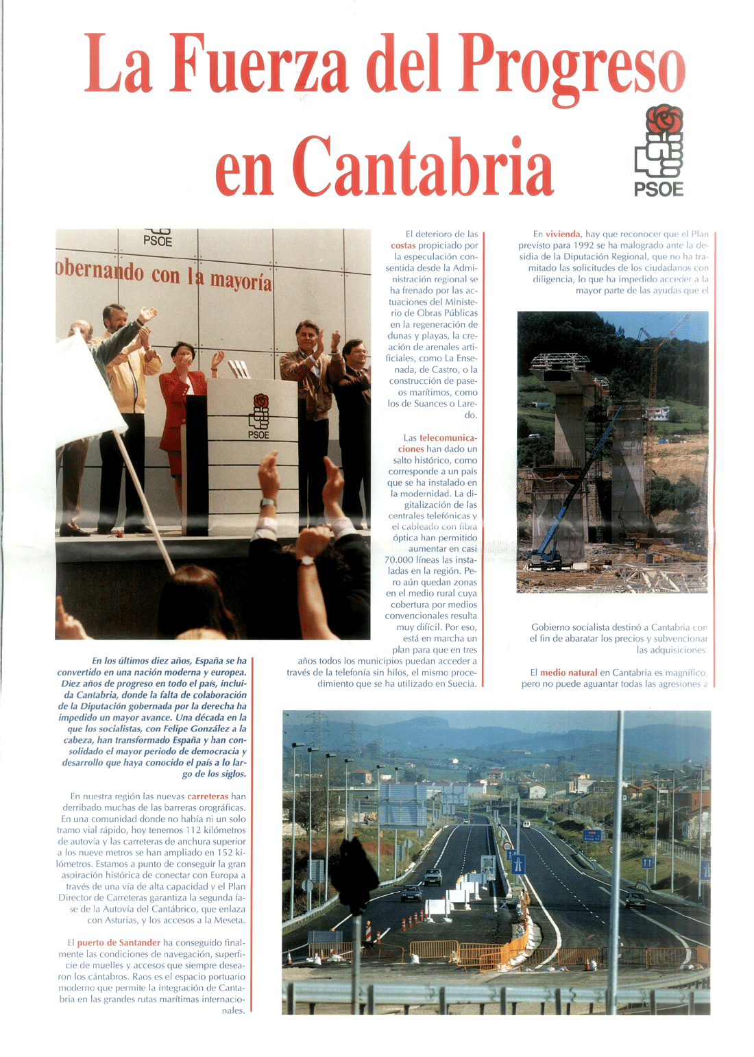 La fuerza del progreso en Cantabria