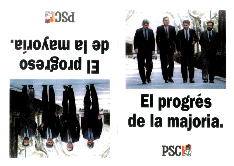 El progrés de la majoria = el progreso de la mayoría