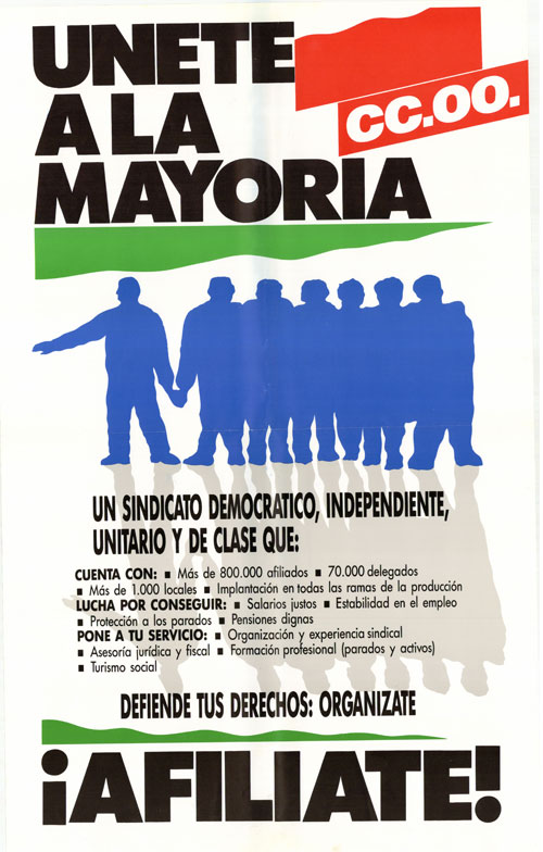 Unete a la mayoría  defiende tus derechos: organízate ¡Afíliate!
