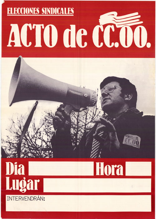 Elecciones sindicales : acto de CC.OO.