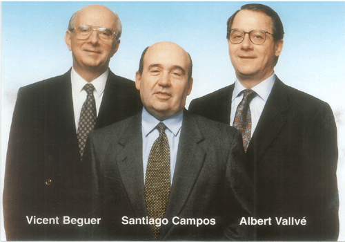 Vicent Beguer Santiago Campos Albert Vallvé : el compromís