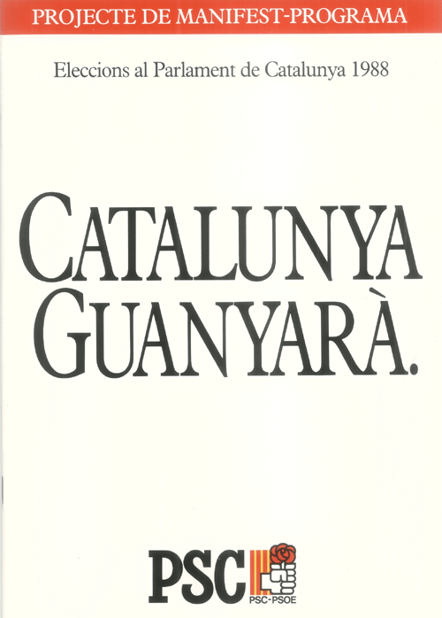 Catalunya guanyarà : projecte de manifest-programa