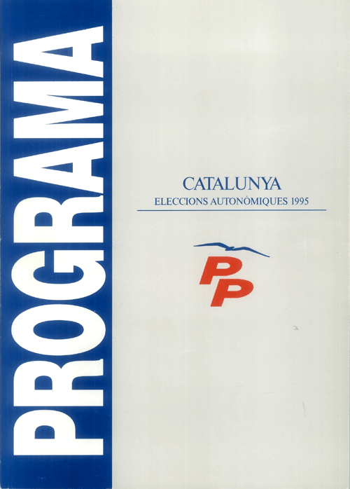 Programa de govern : eleccions autonòmiques de Catalunya 1995