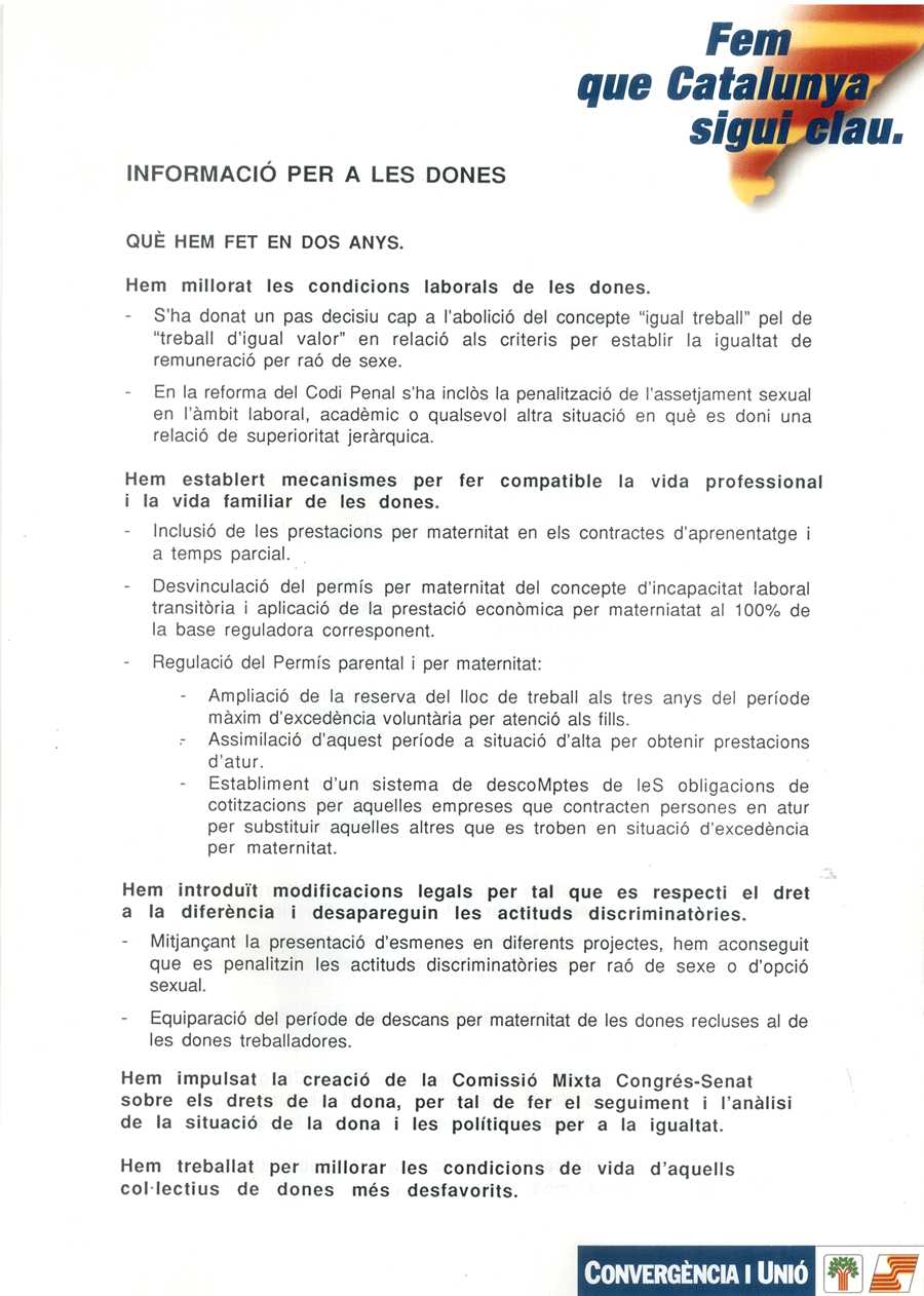 Informació per a les dones