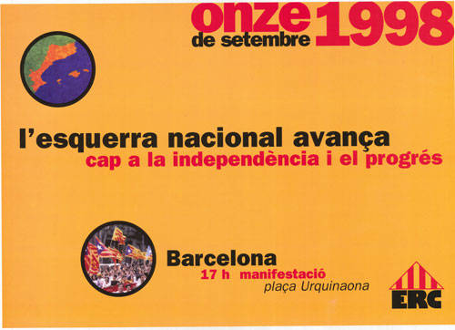 Onze de setembre 1998 : l'esquerra nacional avança cap a la independència i el progrés