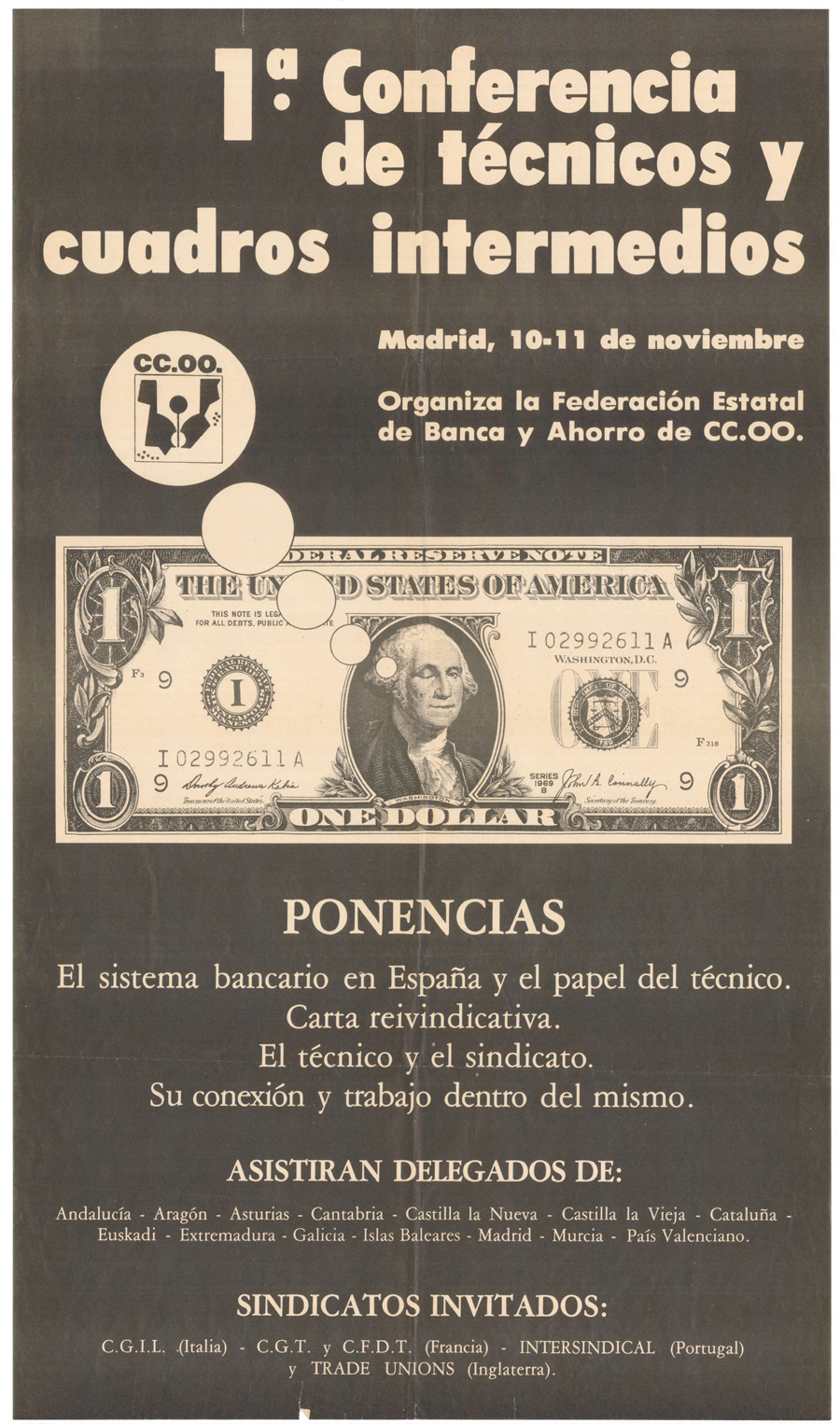 1ª Conferencia de técnicos y cuadros intermedios : Madrid, 10-11 de noviembre