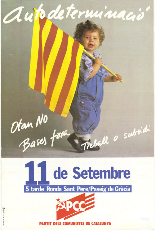Autodeterminació Otan no Bases fora Treball o subsidi : 11 de setembre 5 tarde Ronda Sant Pere