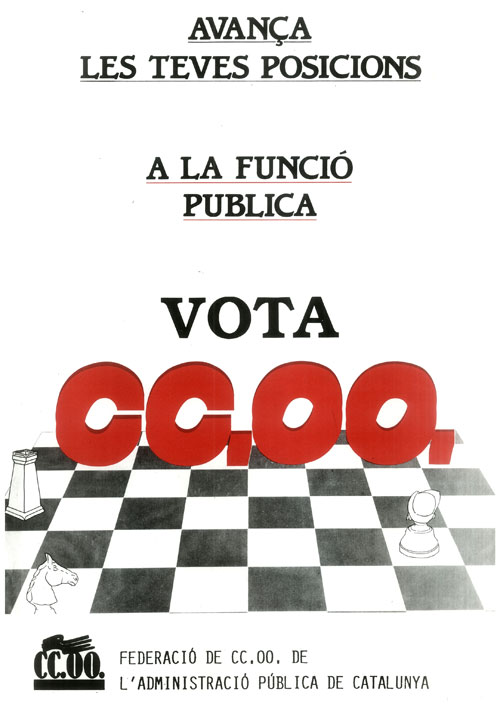 Avança les teves posicions a la funció pública : vota CC.OO.