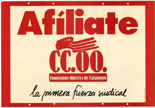 Afíliate CC.OO. la primera fuerza sindical
