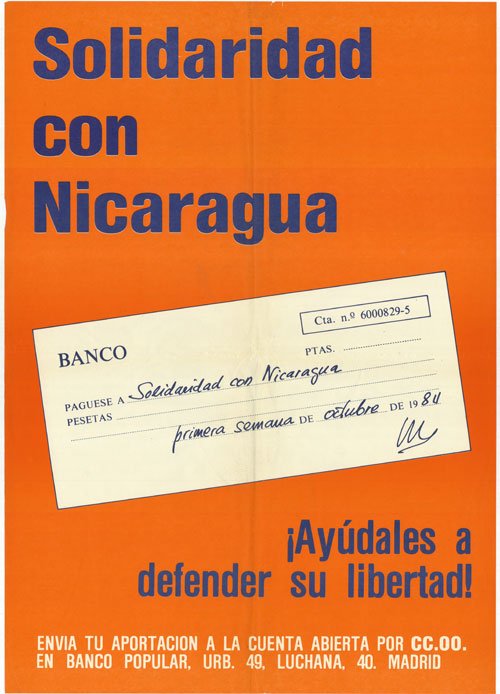 Solidaridad con Nicaragua ¡Ayúdales a defender su libertad!