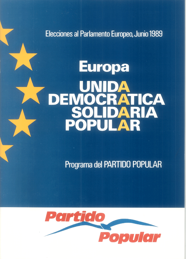 Europa unida democratica solidaria popular : programa del Partido Popular