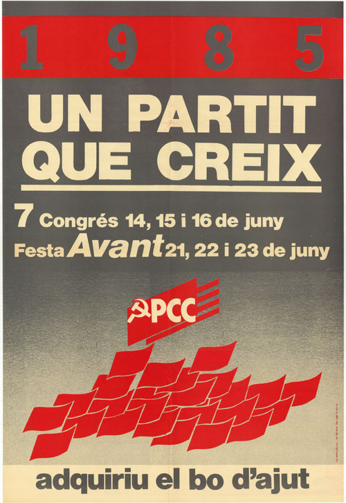 1985 un partit que creix  : 7 congrés 14, 15 i 16 de juny [...]