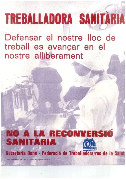 Treballadora sanitària : defensar el nostre lloc de treball es avançar en el nostre alliberament