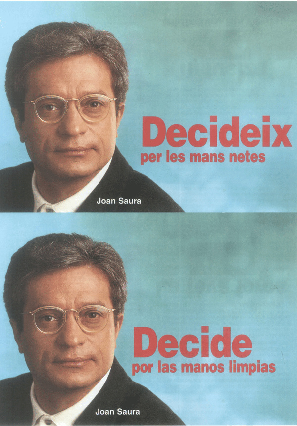 Decideix pel que ha fet cadascú = decide por lo que ha hecho cada uno