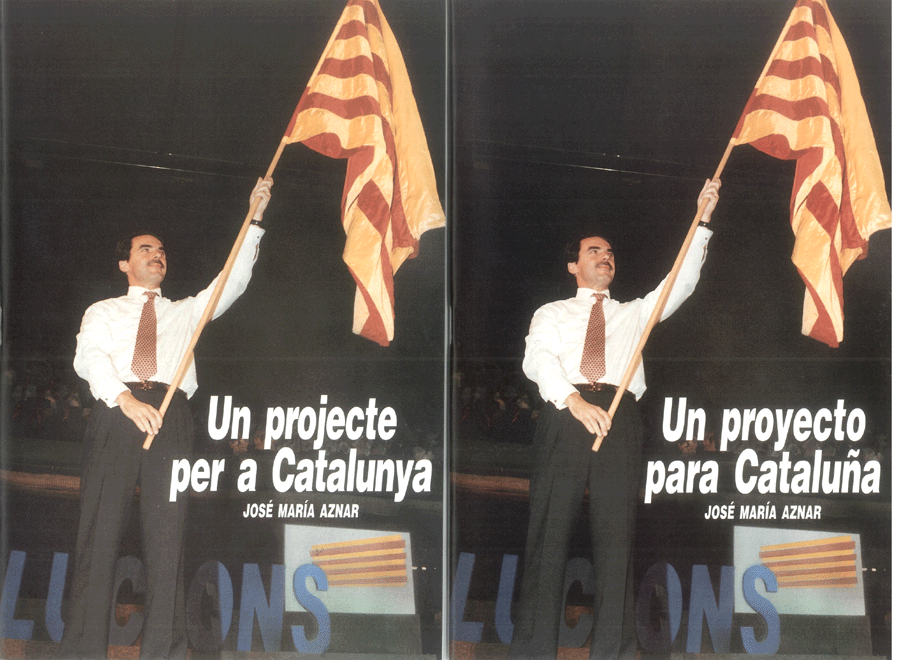 Un projecte per a Catalunya : José María Aznar = un proyecto para Catalunya : José María Aznar