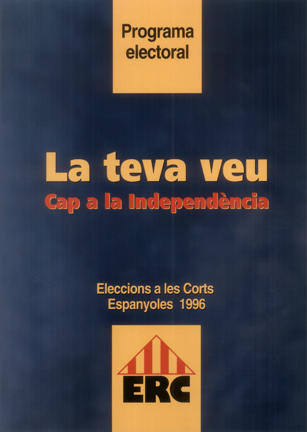 La teva veu cap a la independència : programa electoral