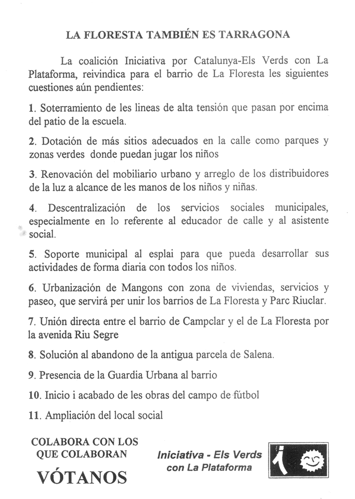 La Floresta también es Tarragona