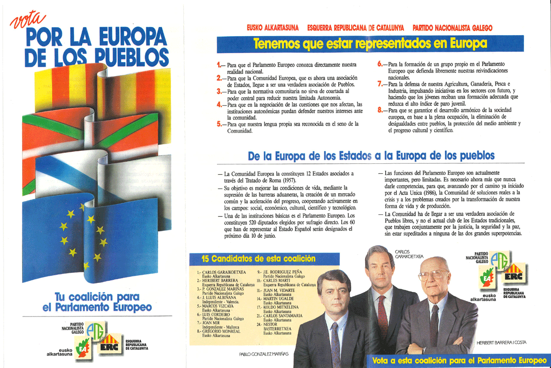 Vota por la Europa de los pueblos = Herrien Europaren Alde