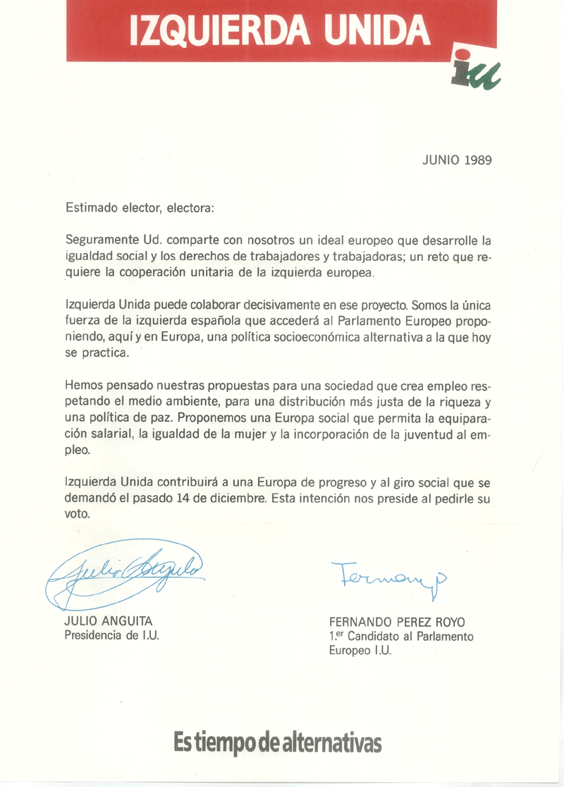 Junio 1989 Estimado elector, electora: ... [...]