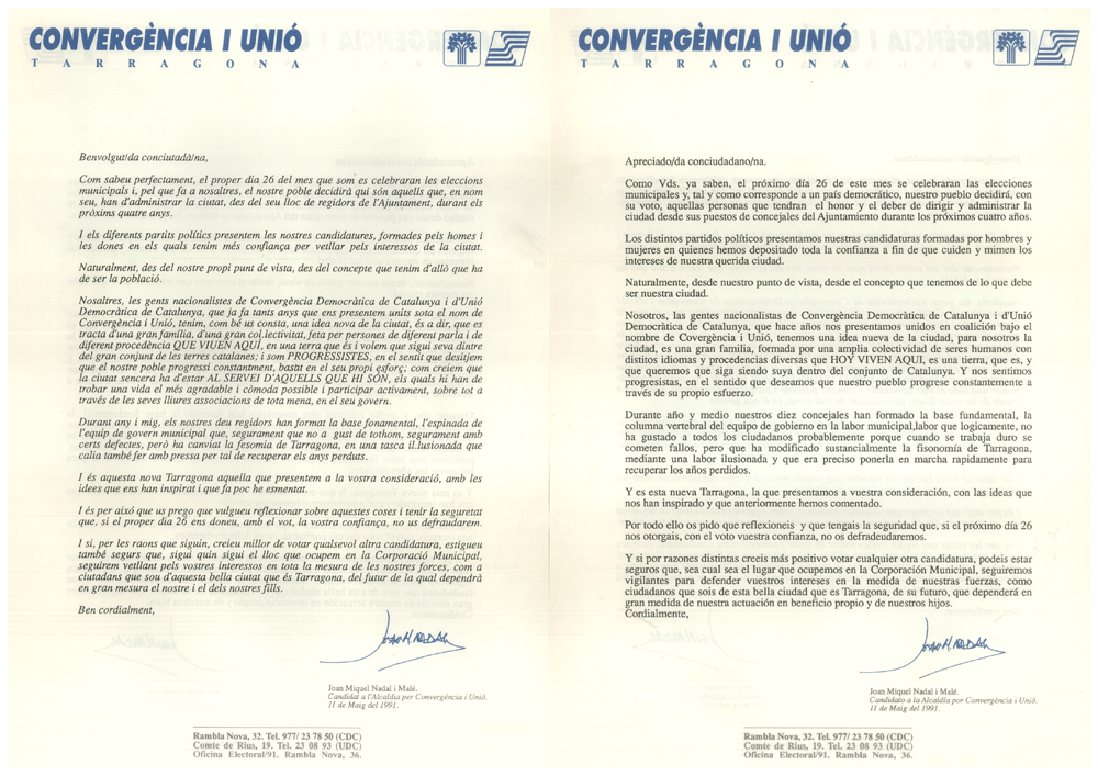 Benvolgut/da conciutadà/na,  = apreciado/da conciudadano/na... [...]