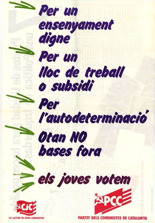 Per un ensenyament digne Per un lloc de treball o subsidi Per l'autodeterminació [...]