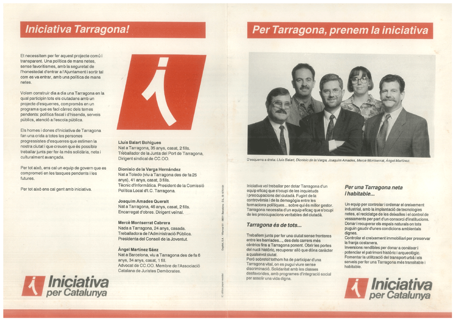 Per Tarragona, prenem la iniciativa