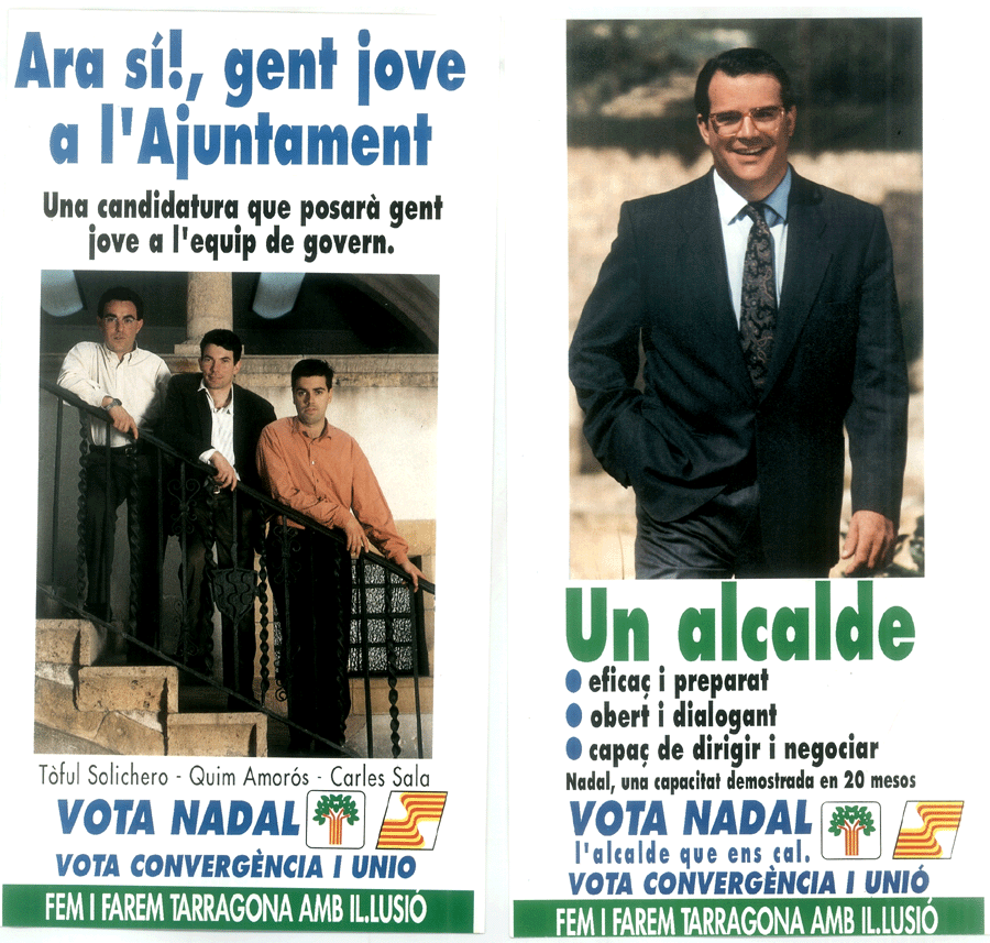 Ara sí!, gent jove a l'ajuntament