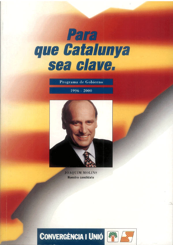 Para que Catalunya sea clave : programa de gobierno 1996 - 2000