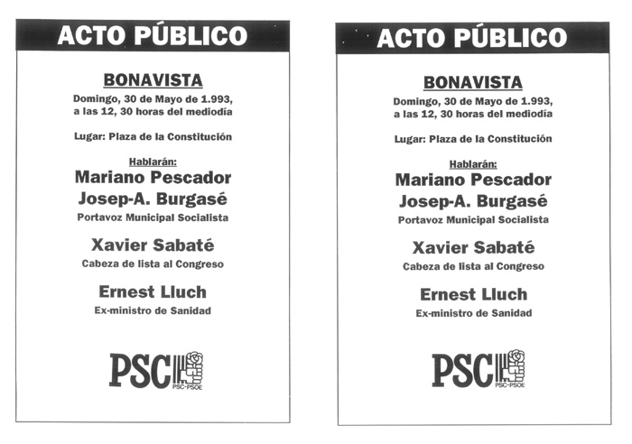 Acto público : Bonavista