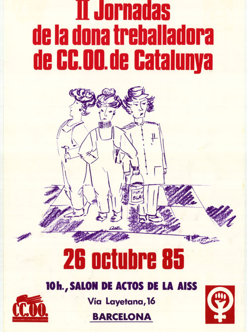 II jornadas de la dona treballadora de CC.OO. de Catalunya